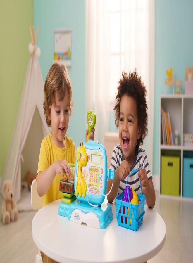iLearnNGrow Kids Cash Register Toy with Calculator, Play Money & Accessories | Educational Pretend Play Toy for Boys & Girls | Learning Maths, Counting & Role Play | Age 3+ Years - Image 3